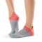 Pirštuotos neslystančios kojinės, Sport Perfdry LoLo, Papaya/ ToeSox