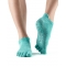Pirštuotos neslystančios kojinės, Lowrise, Aqua/ ToeSox